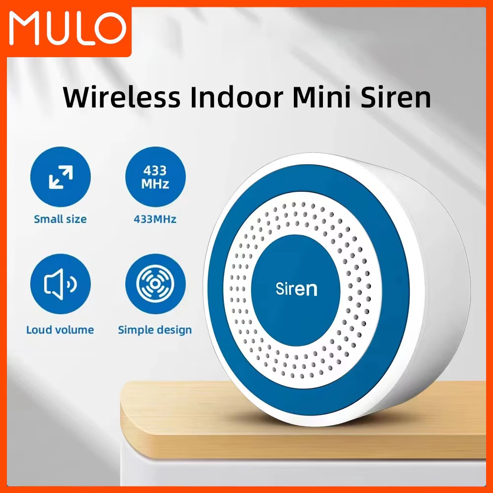 MULO 미니 알람 사이렌 무선 433MHz 사운드 및 - Sim Gsm Alarm 리뷰 및 가격